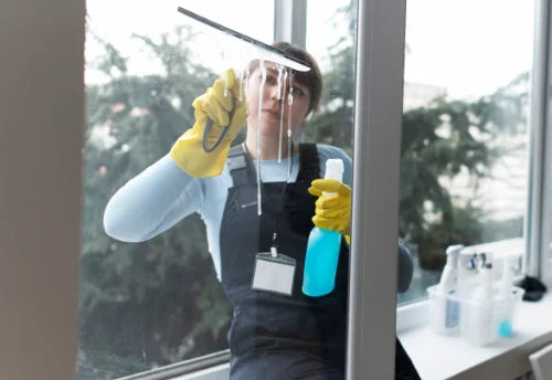 Nettoyage de vitres intérieures et extérieures à Pillon